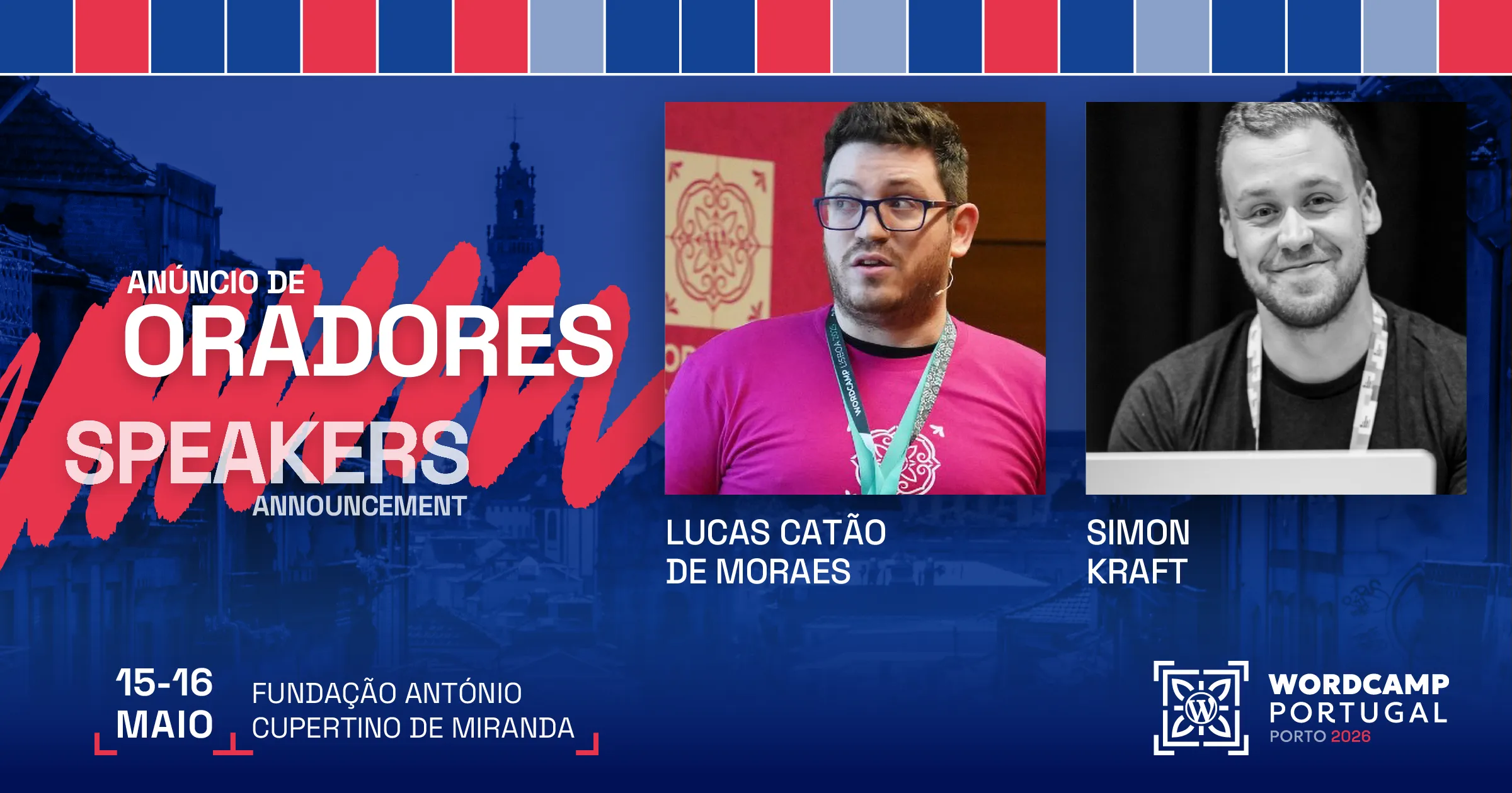 Speakers announcement