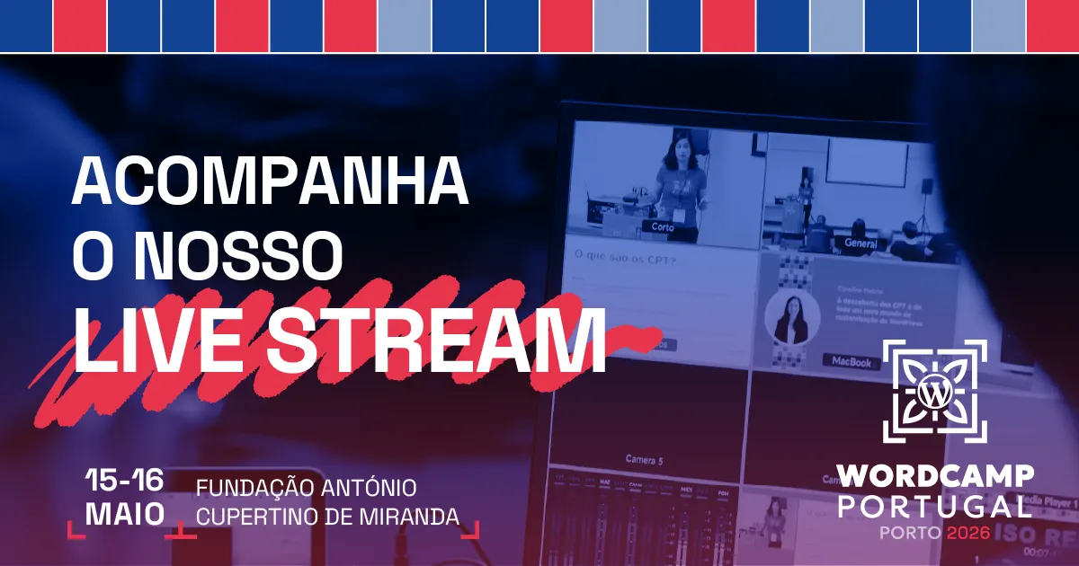 Acompanha o nosso live stream